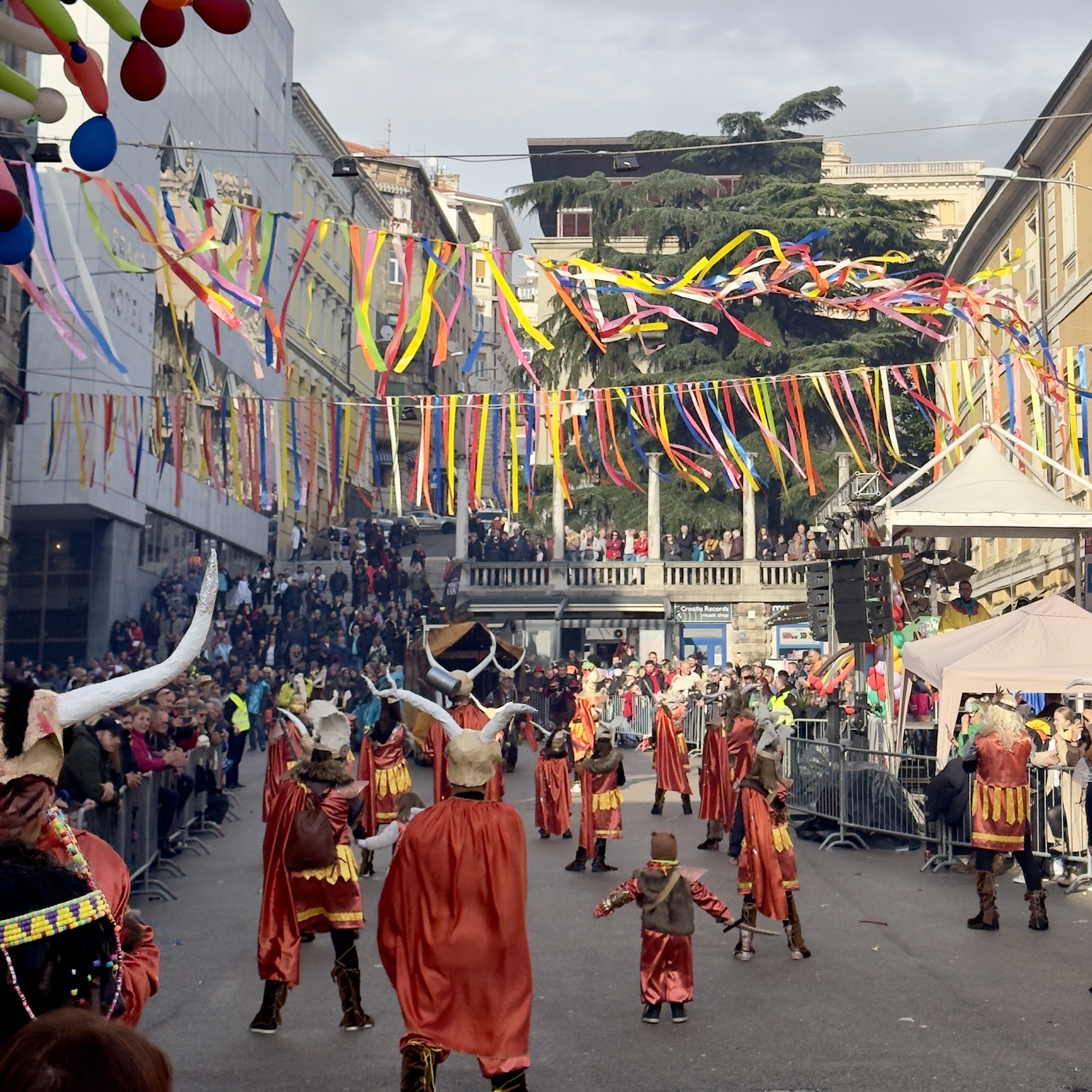 Festival performers and cultural parade